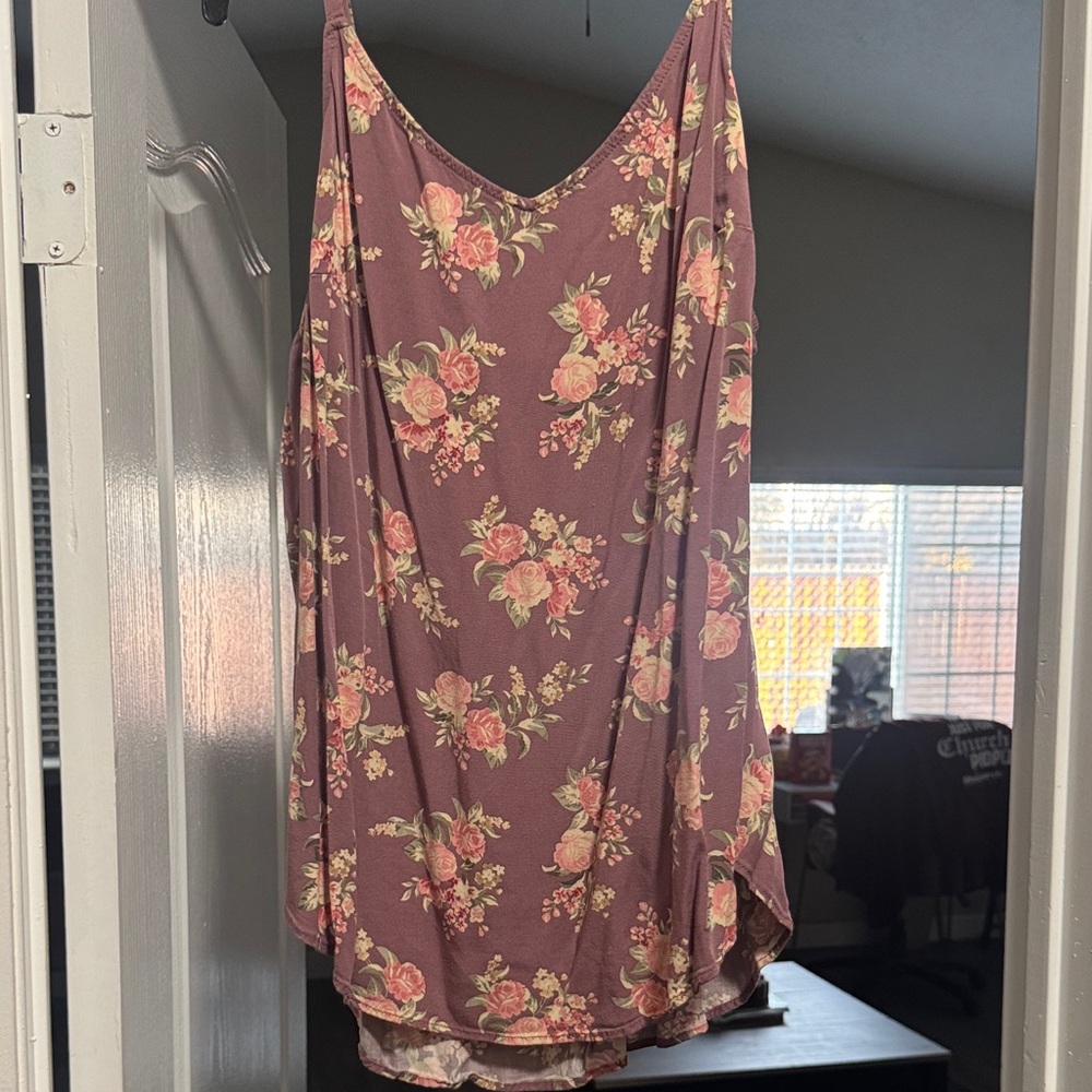 Torrid Floral Pink Blouse